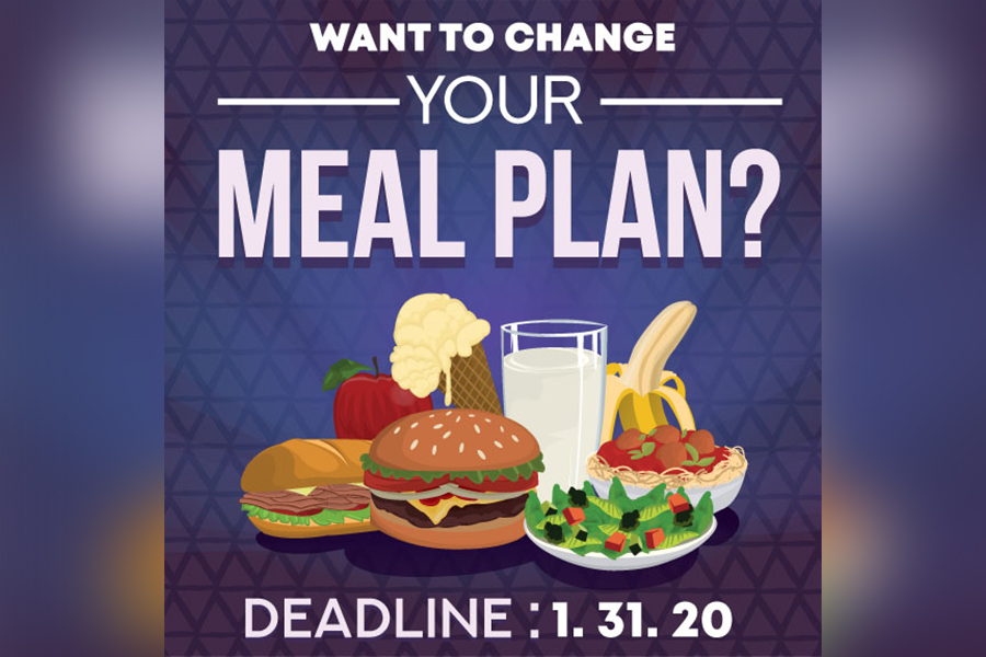 Meal plan change deadline