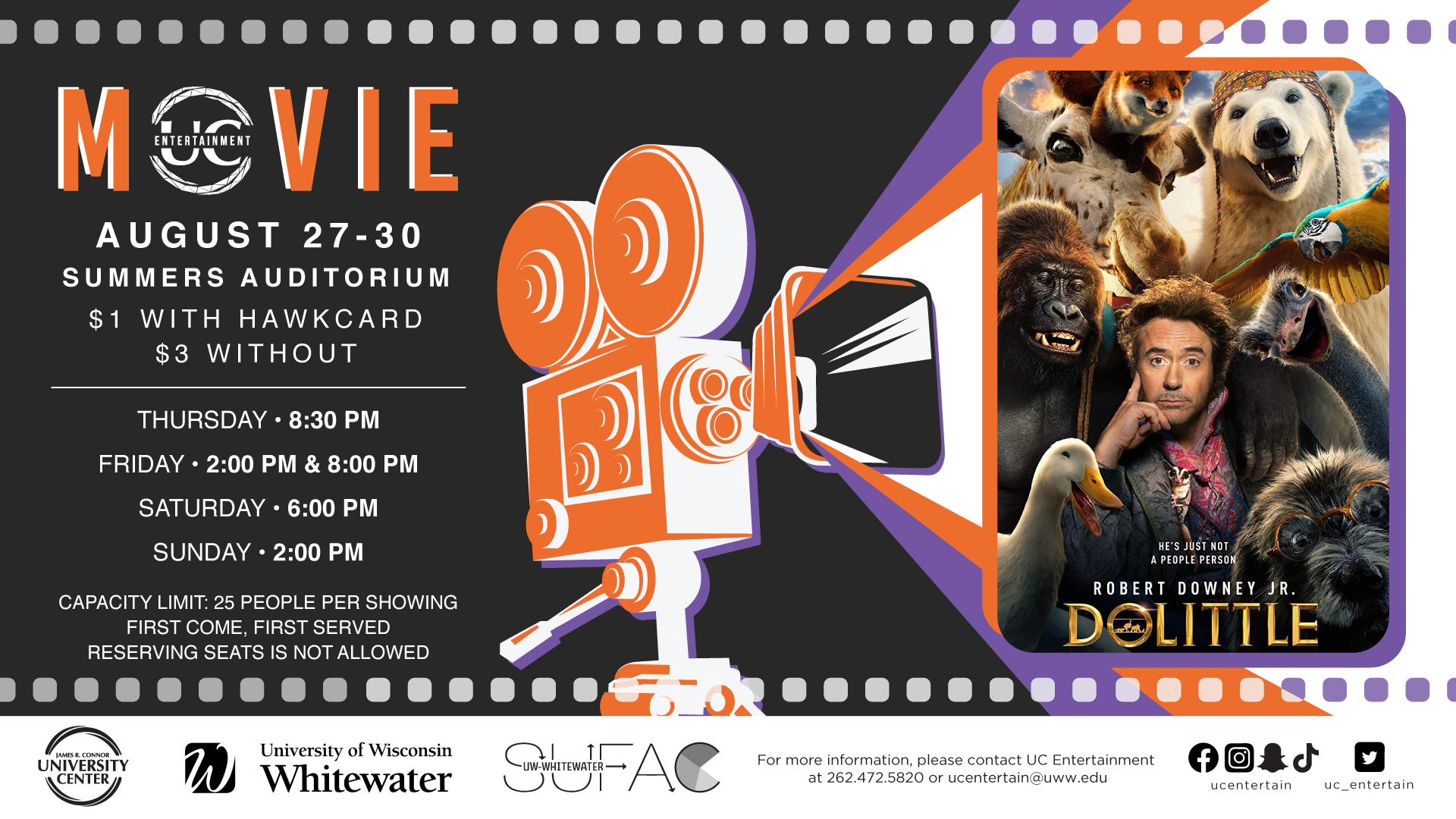 Movie graphic for Dr. Dolittle.