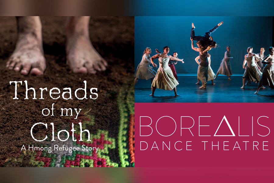 Borealis Dance: Threads of My Cloth graphic.