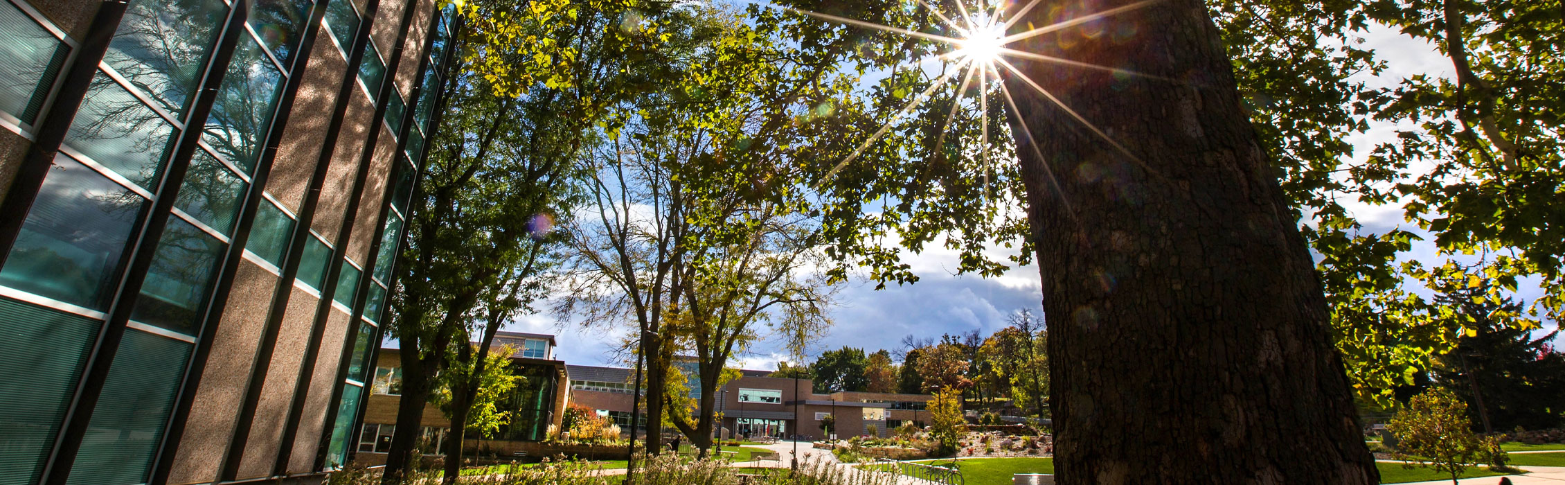 An autumn day on the UW-Whitewater campus