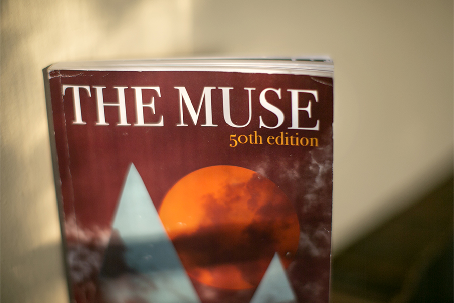 Photo of "The Muse" literary magazine from UW-Whitewater
