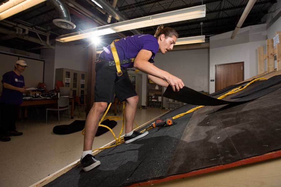 Student learns skills for occupational health and safety