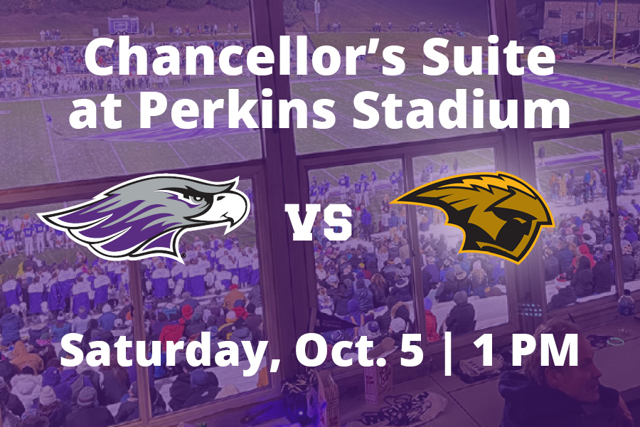 Chancellor's Suite at Perkins Stadium - Saturday, Oct 21 | 2PM