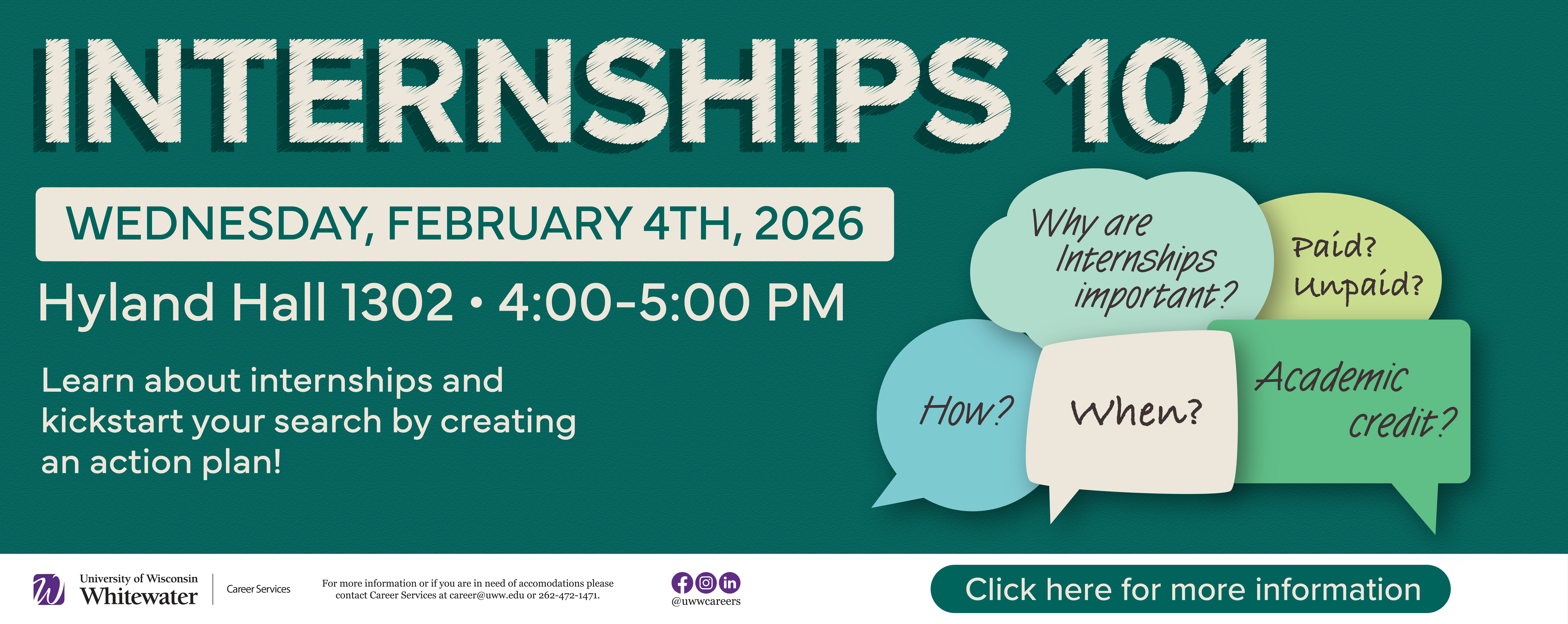 Internships 101 February 4, 2026