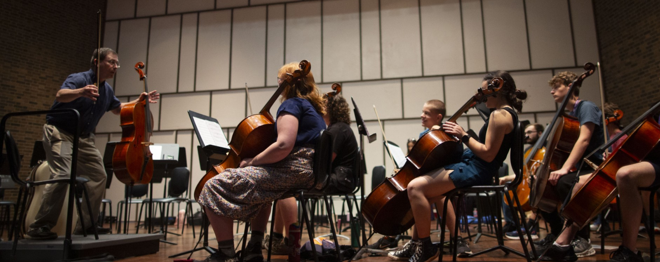 Students at UWW Orchestra