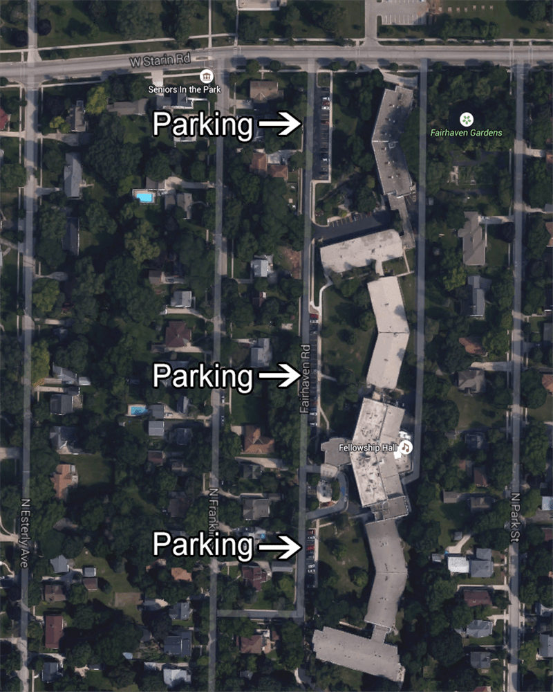 Parking map