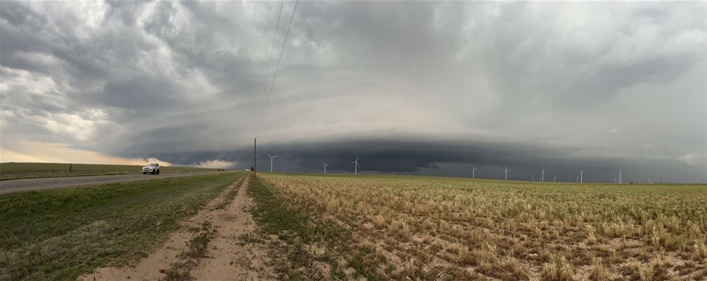 Dangerous clouds in the sky