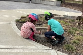 Image of children playing outside.