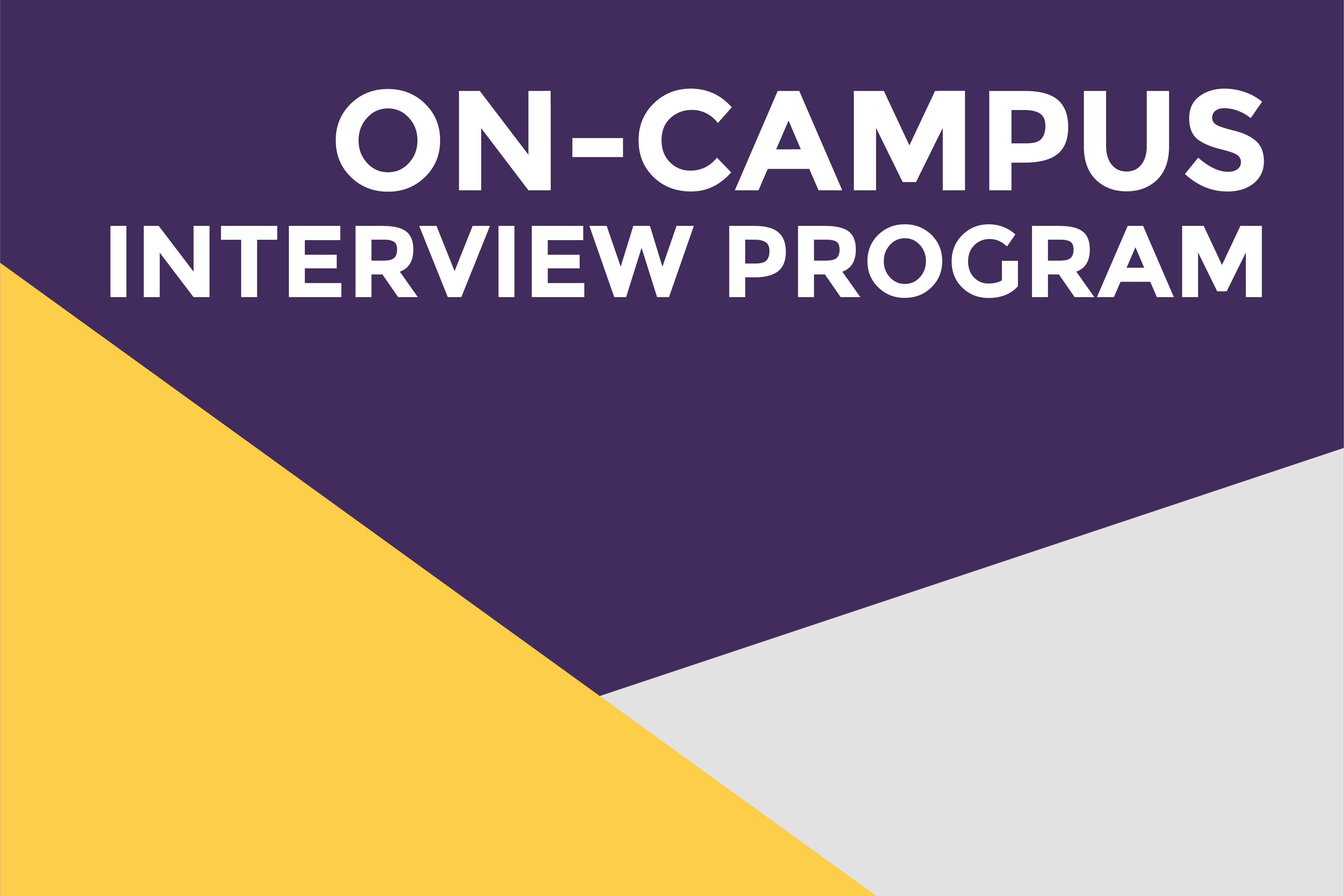 On campus interview program at UW-Whitewater