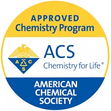 Approved Chemistry Program Badge by the American Chemical Society (ACS)