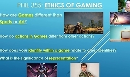 Ethics of Gaming