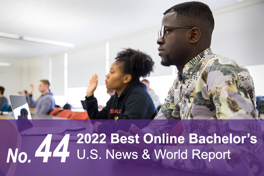No. 44 2022 Best Online Bachelor's U.S. News & World Report