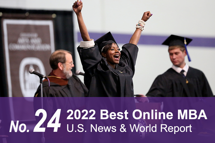 Ranked No. 26 in the nation among online MBA programs by U.S. News & World Report