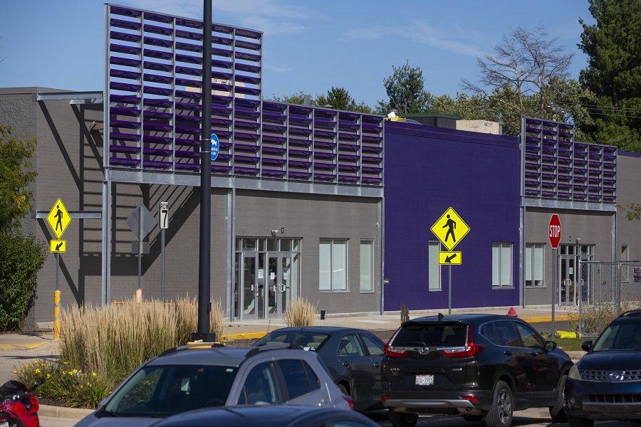 he UW-Whitewater Community Engagement Center along West Main St. in Whitewater