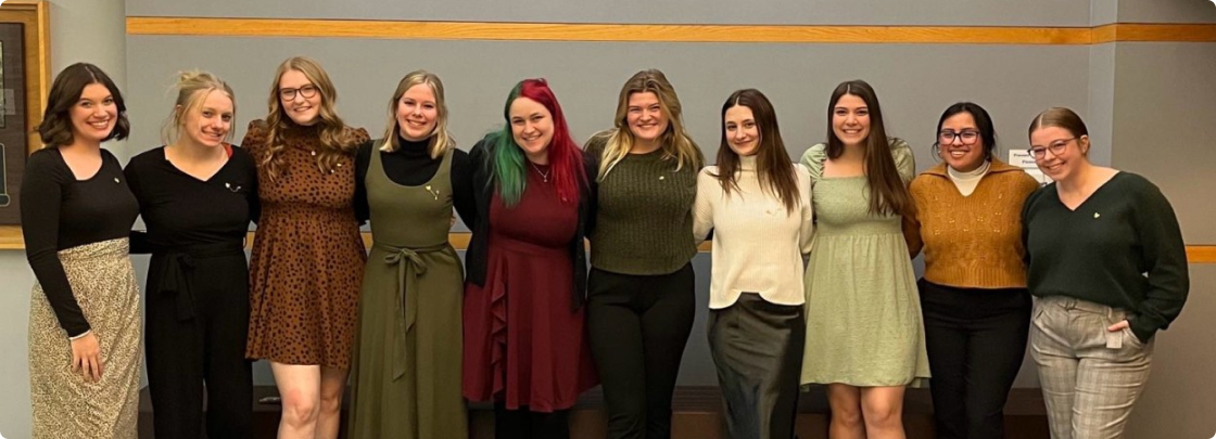 Jessica with her friends