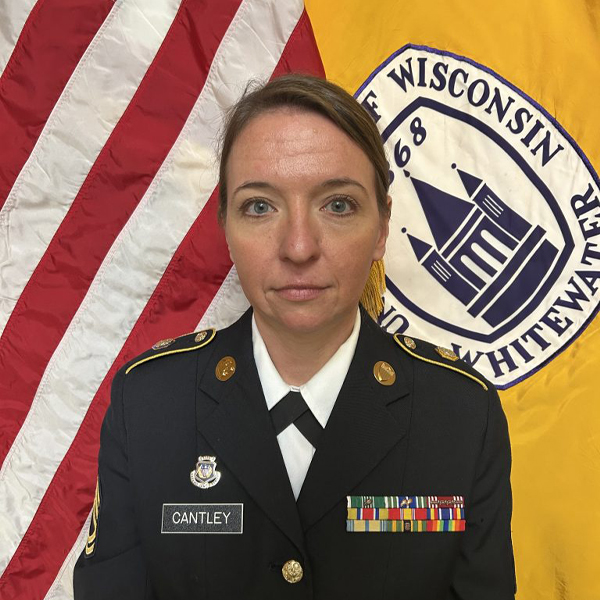 Portrait photo of Sergeant First Class Amy Cantley.