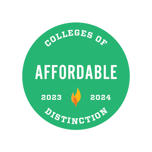 College of Distinction badge affordability.