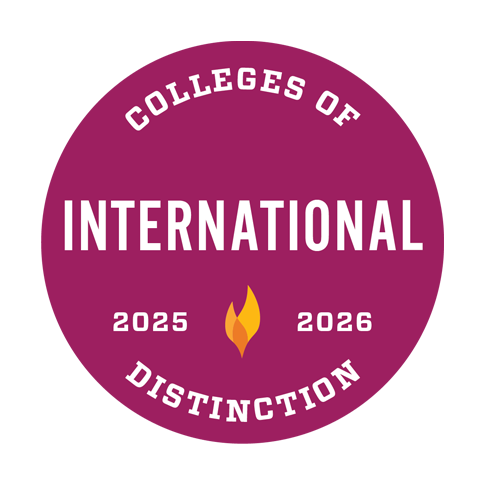 College of Distinction badge international