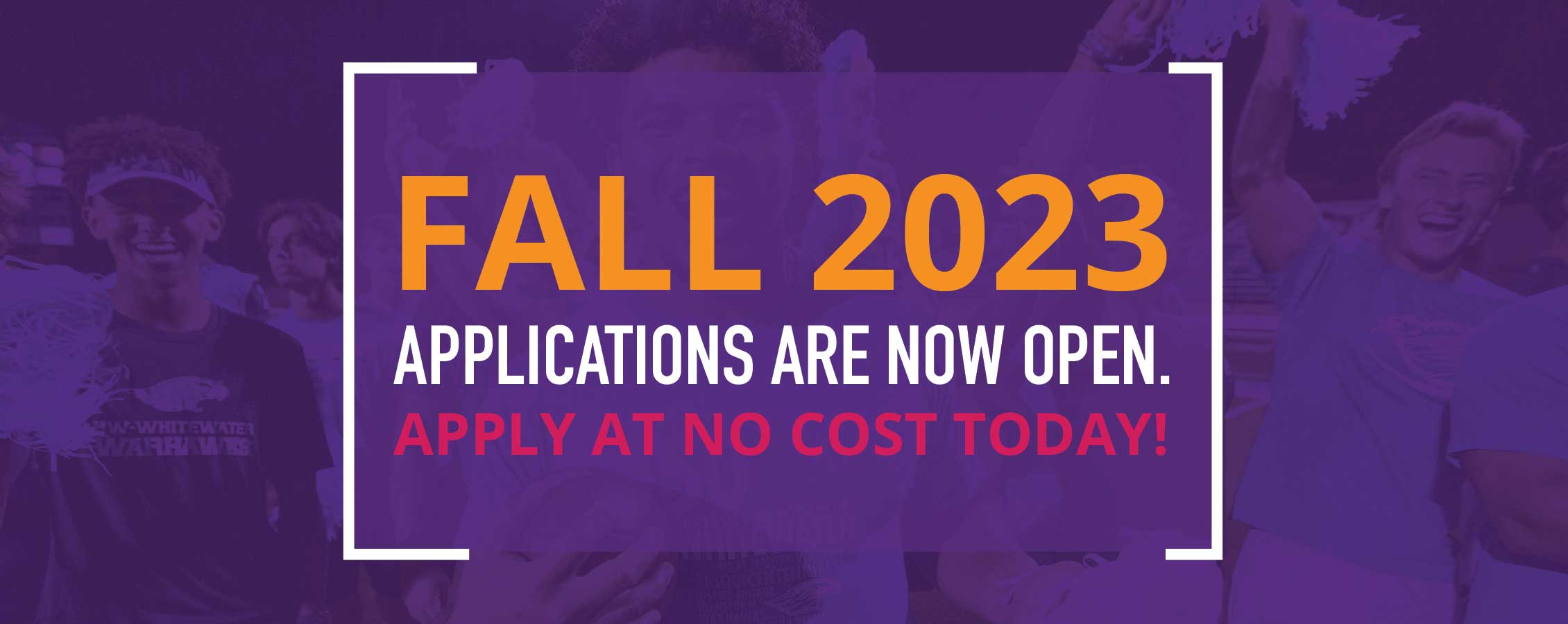 Fall 2023 apply now!
