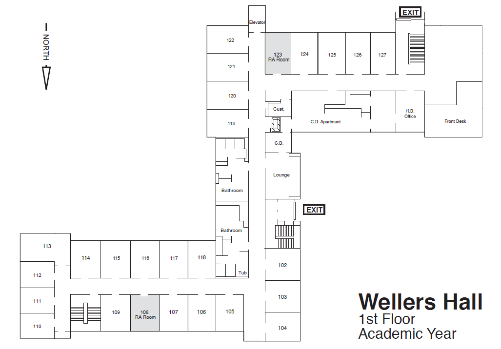 Wellers Hall Floorplan