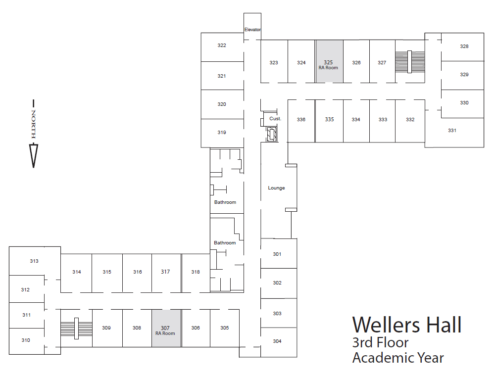 wellers hall 3rd floor
