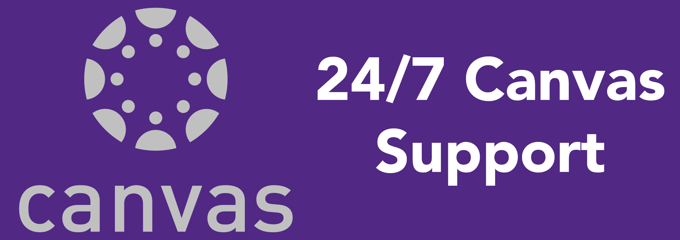 Icon depicting canvas support