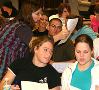 Students Discussing With Each Other at an Event