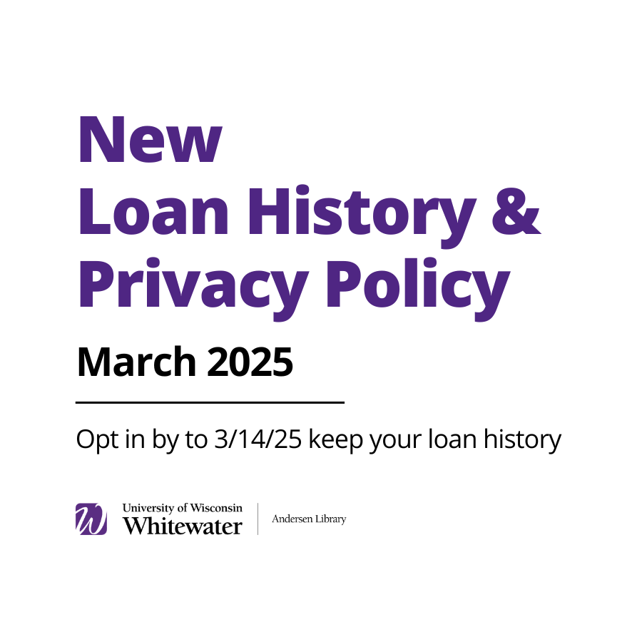 New Loan History & Privacy Policy Opt In by March 14