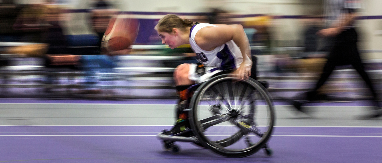 Wheelchair basketball player Lindsey Zurbrugg