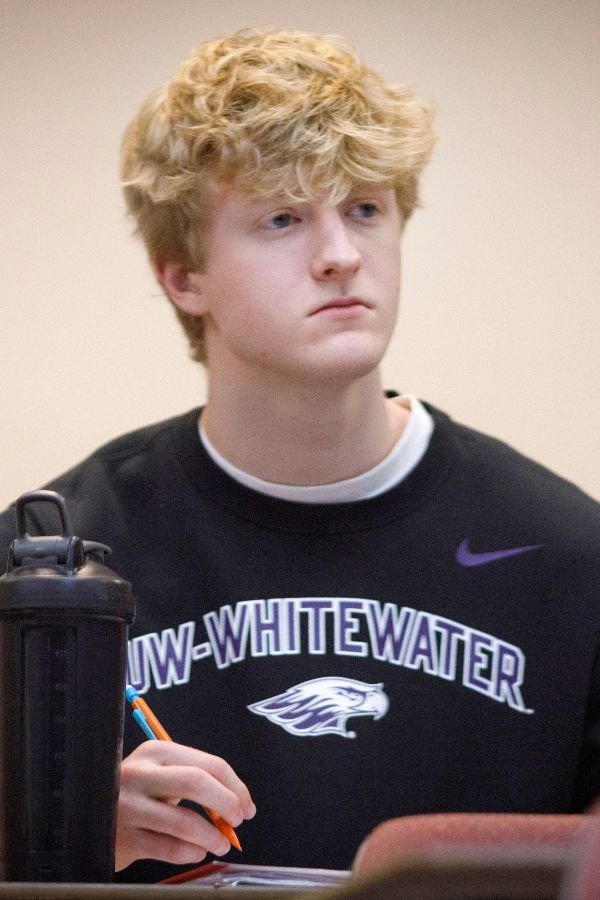 Photo of Jose Krista wearing a UW-Whitewater shirt.