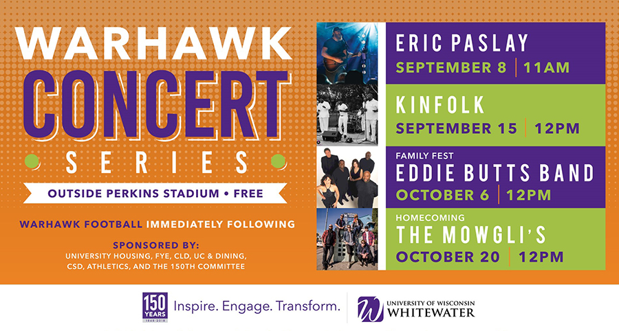 Warhawk Concert Series Poster from 2018