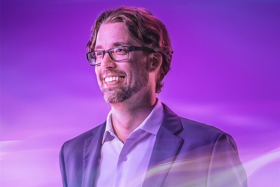 Student poses for UW-Whitewater College of Business and Economics online