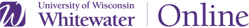 University of Wisconsin-Whitewater Online logo