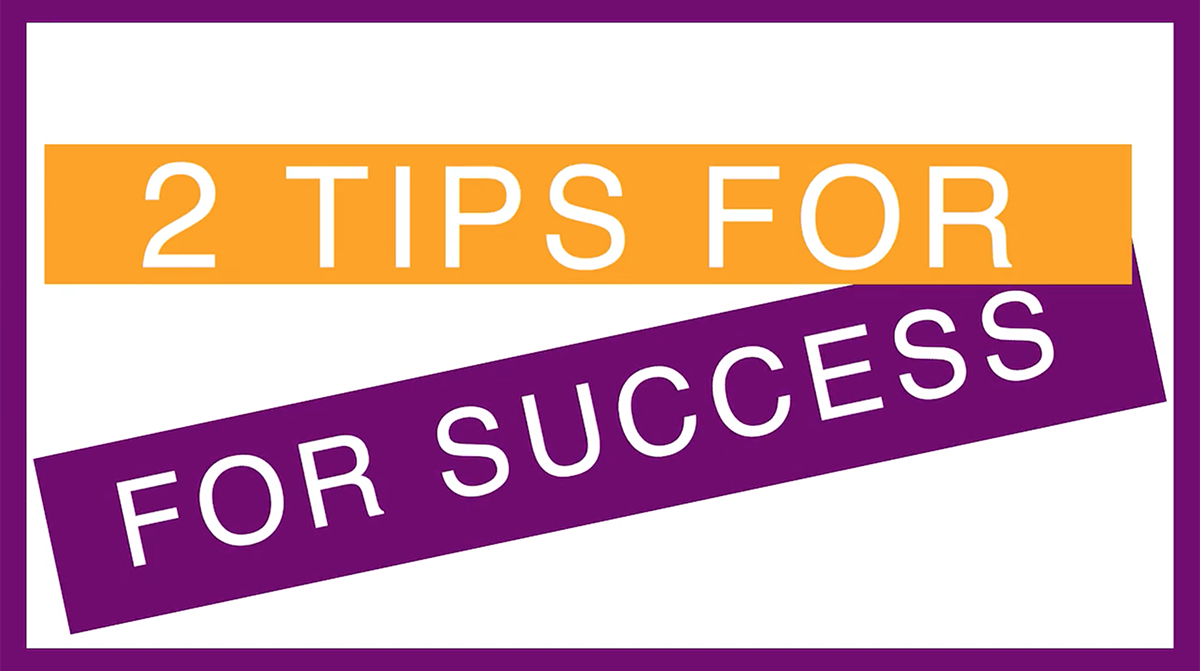 Tips for Success Video Thumbnail