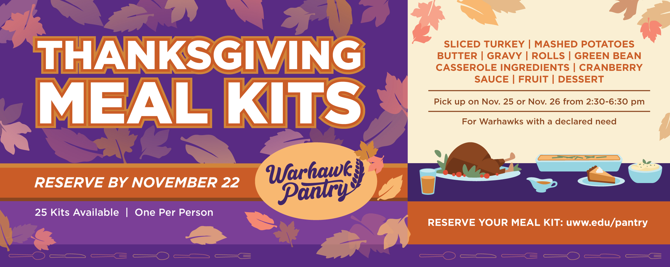 Thanksgiving Meal Kits - Reserve By November 22nd