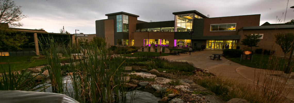 Exterior view of the UW-Whitewater University Center