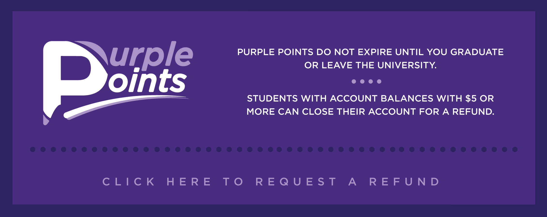 Purple Points Refund