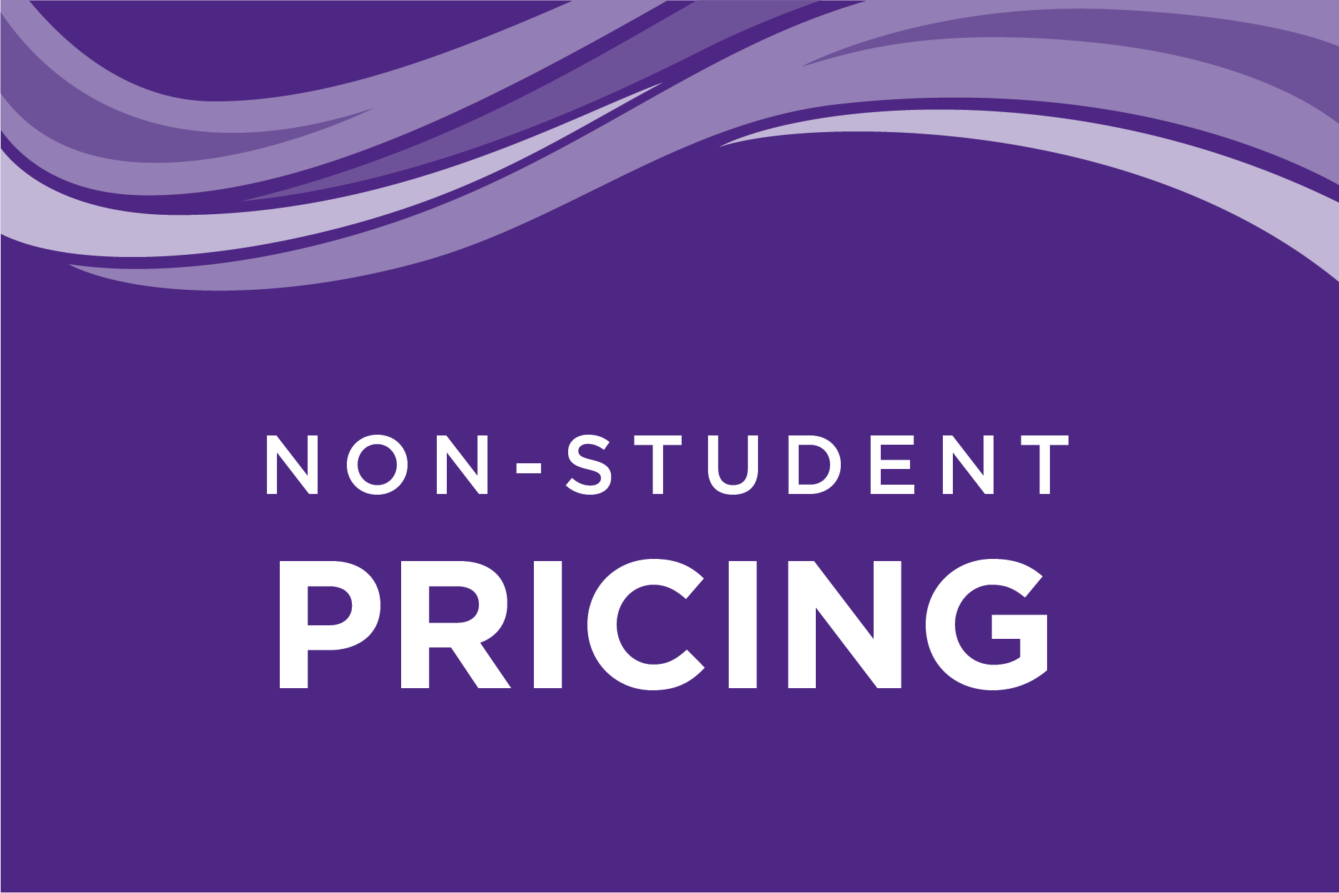 Non-Student Pricing