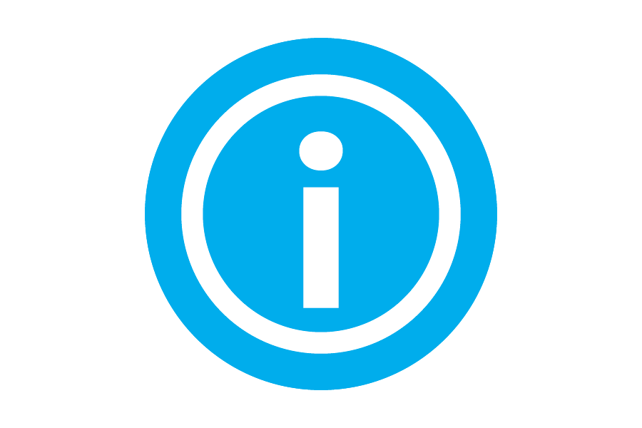 icon if an "i" for information